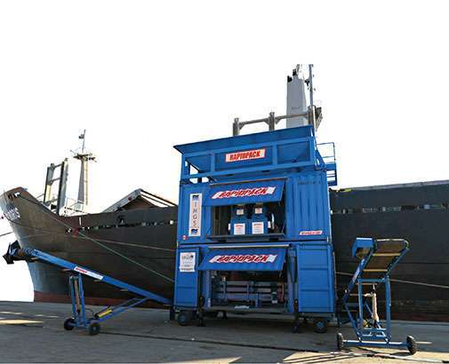 Rapidpack mobile bagging machine